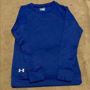Blue Under Armor crew neck
